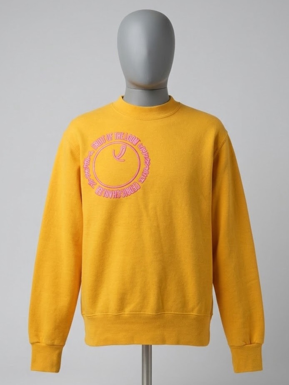 Fruit of the Loom x Cedric Charlier Graphic Sweatshirt Yellow (XS)